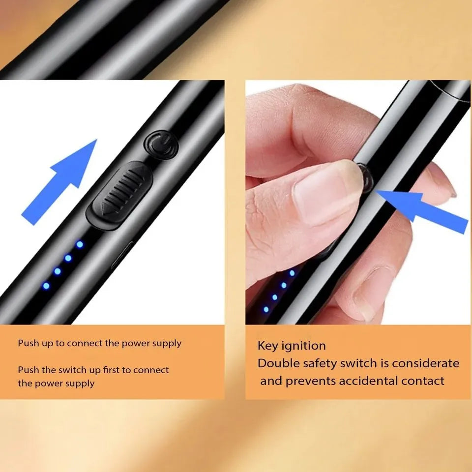 360° Outdoor Kitchen Lighter USB Rechargeable