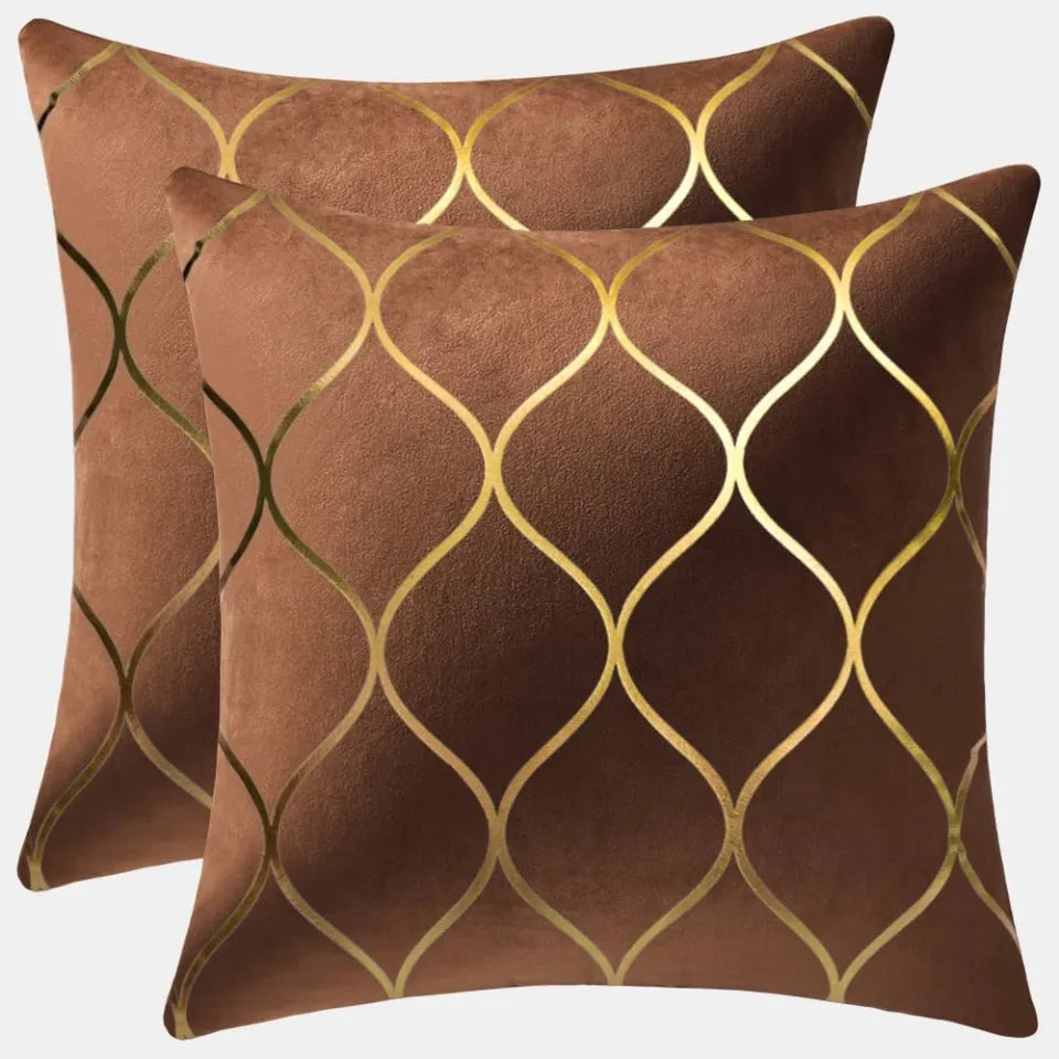 Cushion Cover Velvet Fabric Design Laser Cut 16/16