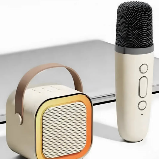 Portable Bluetooth Speaker with Wireless Microphone