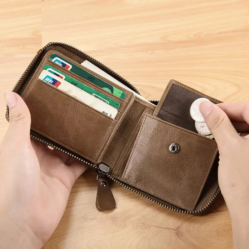 Hot selling Wallet for Men Leather RFID Blocking Bifold Stylish Wallet for Boys