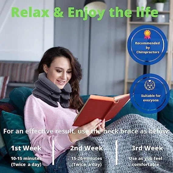 Neck Pain Relief Relaxer air collar 3 Layers