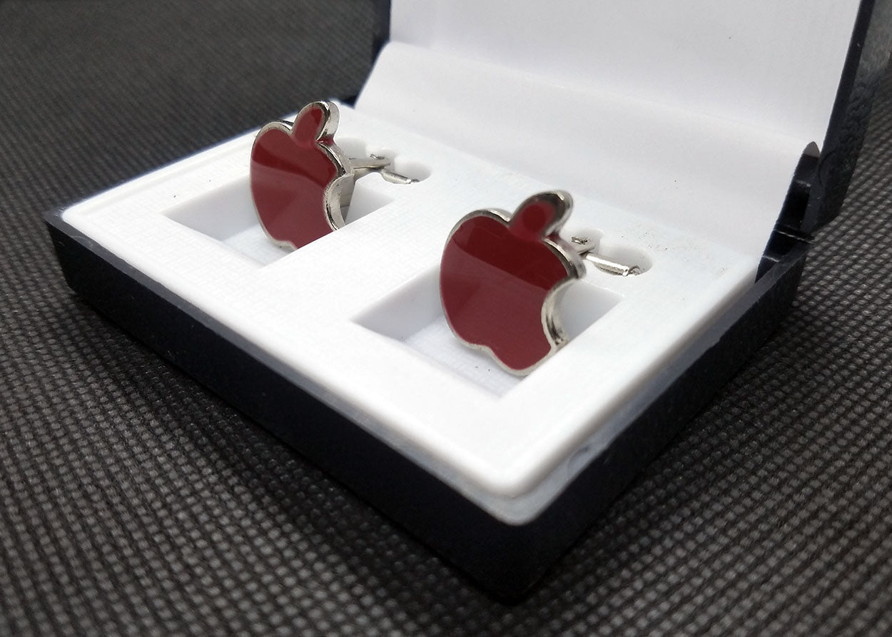 Black Metal Cufflinks for Men