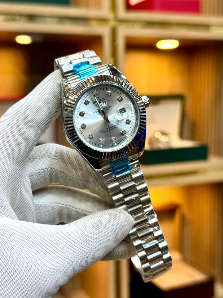 Rolexx Datejust Watch – Premium Oyster Steel Design | Luxury Timepiece