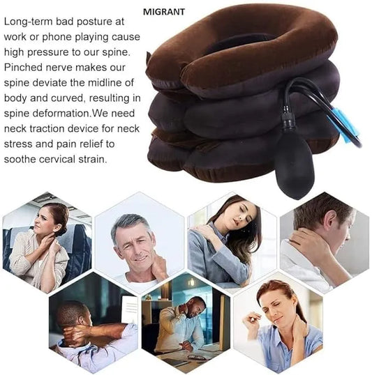 Neck Pain Relief Relaxer air collar 3 Layers