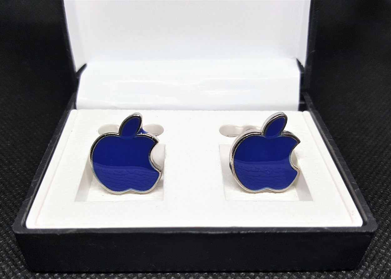 Black Metal Cufflinks for Men