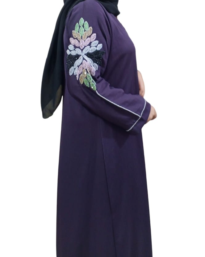 Grace in Every Step: Elegant Abayas for Girls in Luxurious Nidha Fabric