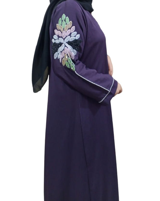 Grace in Every Step: Elegant Abayas for Girls in Luxurious Nidha Fabric