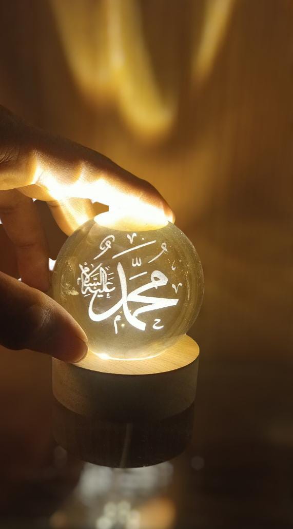Modern 3D Crystal Galaxy Lamp with USB charging (Random Name & Design)