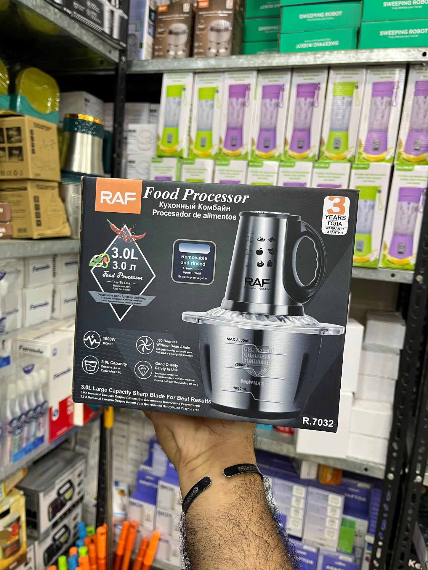 Dual Blade Options 3L RAF Electric Meat Grinder & Chopper