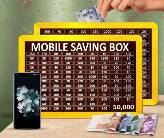 50,000 PKR Target Mobile Saving Box