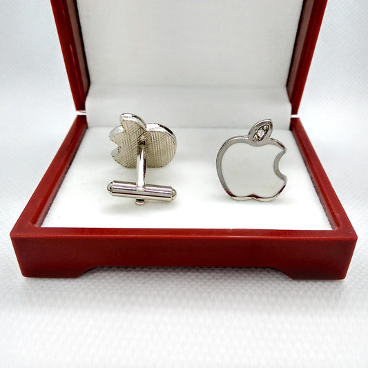 Black Metal Cufflinks for Men
