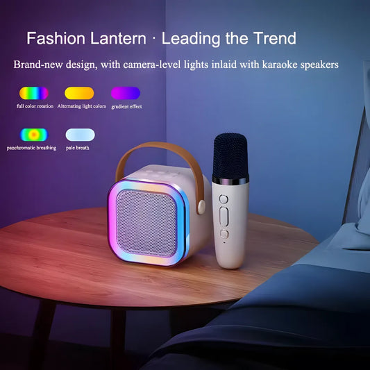 Portable Bluetooth Speaker with Wireless Microphone