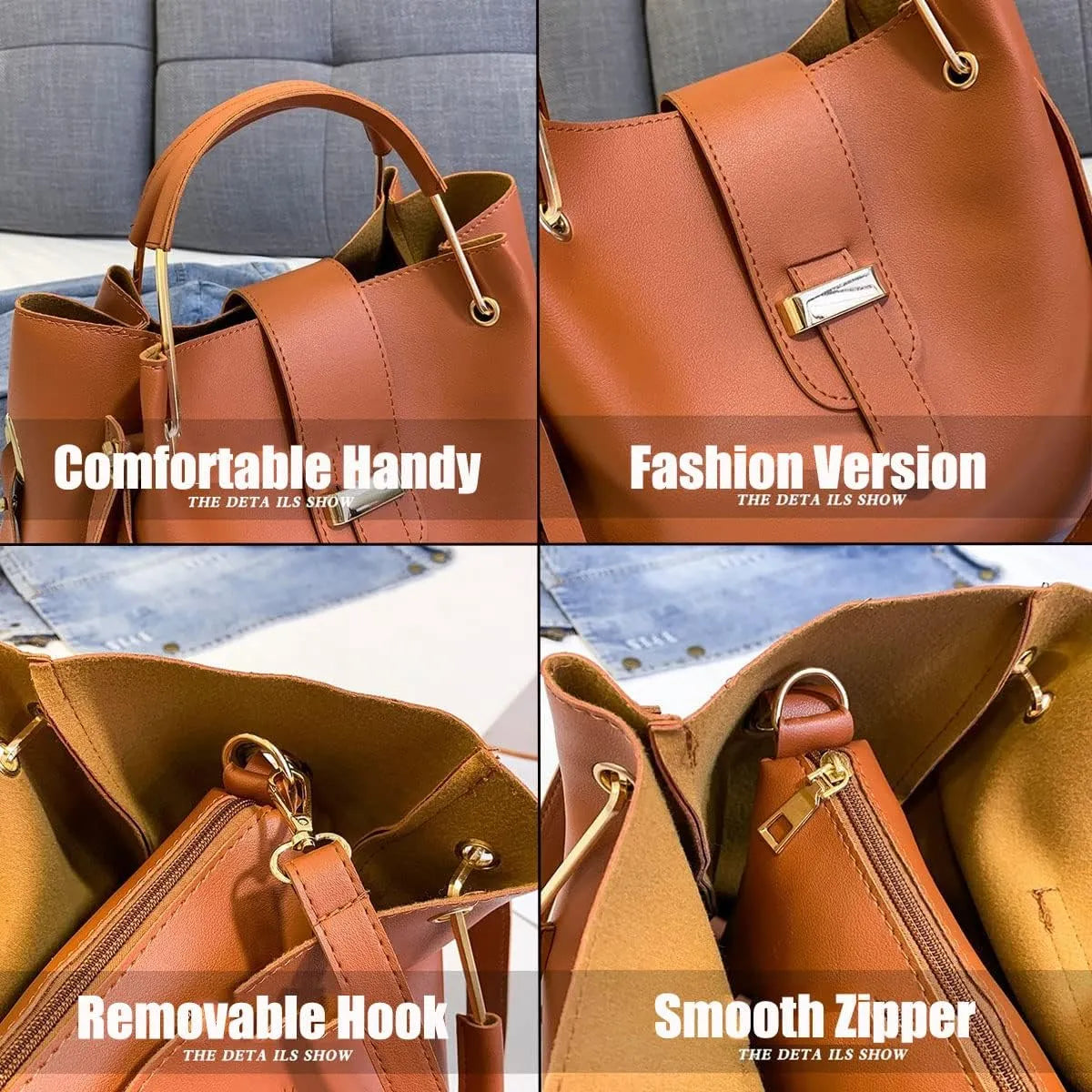 New Ladies Handbags with Long Shoulder with Ultimate Ladies Handbag Set 3 Piece