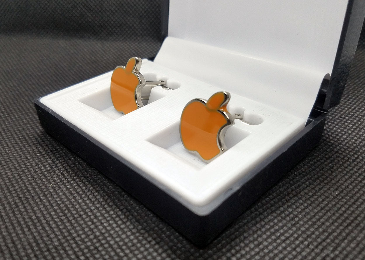 Black Metal Cufflinks for Men