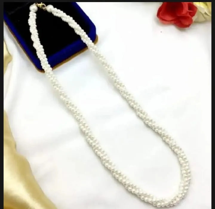 stylish gajra pearl bangle just mala with earring