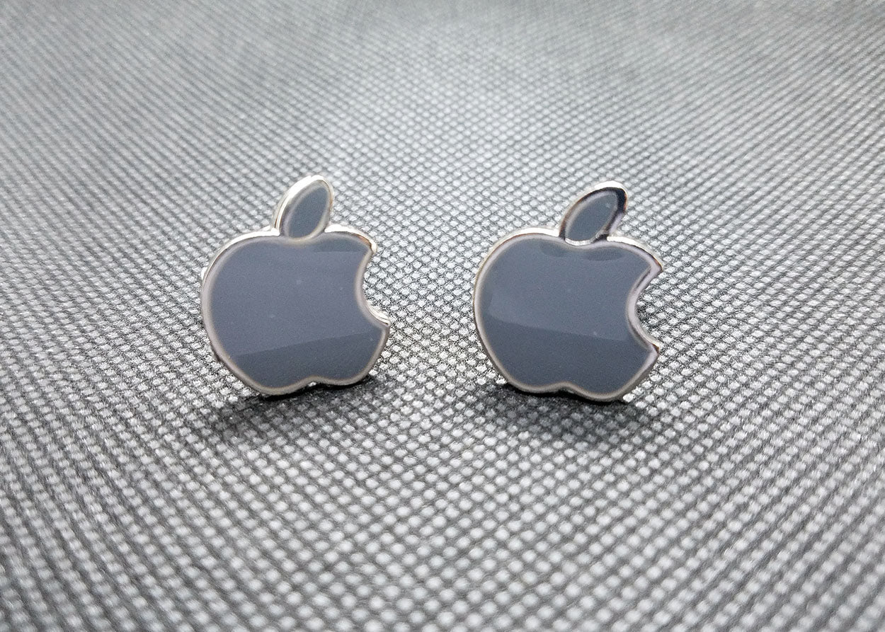 Black Metal Cufflinks for Men