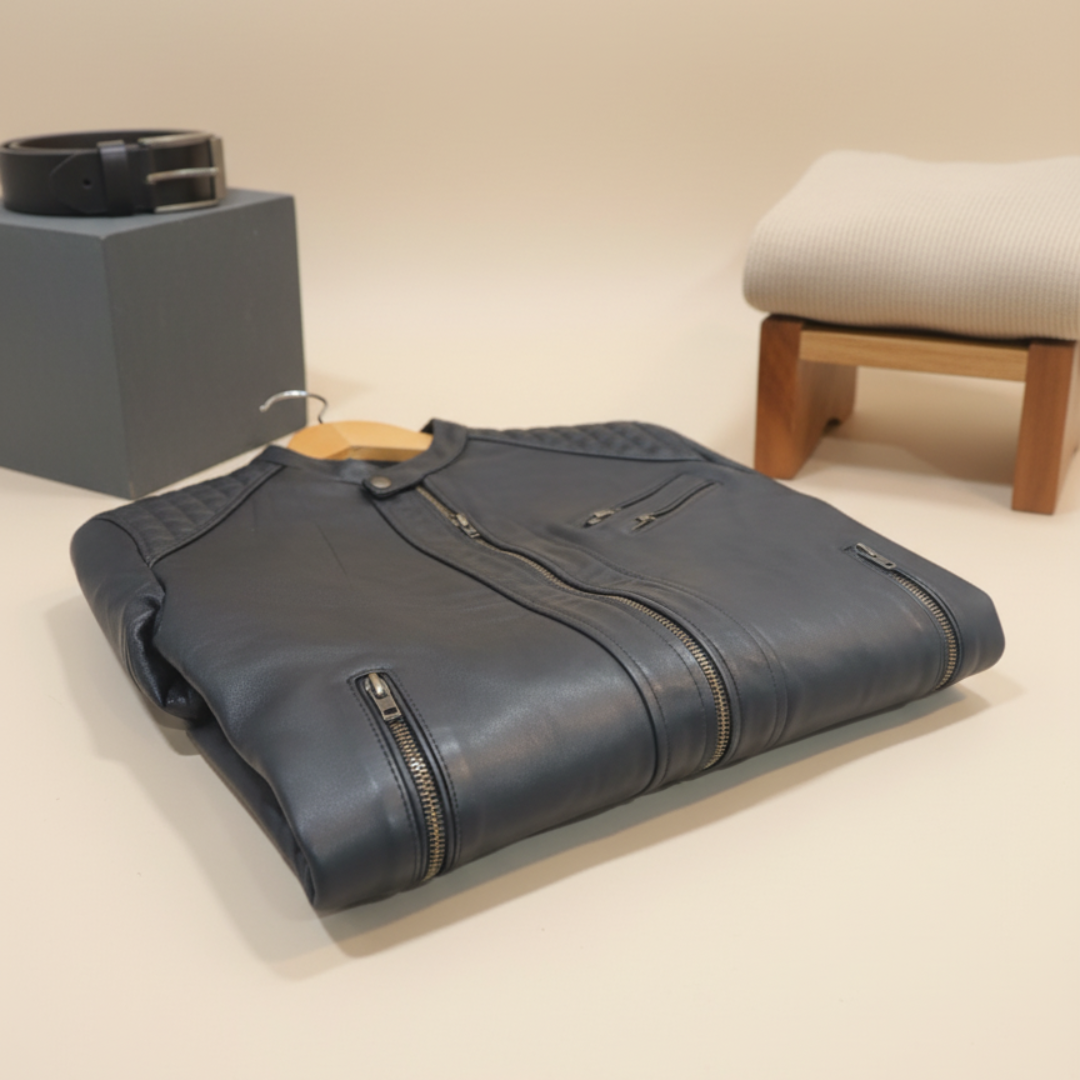 Men’s Genuine Leather Jacket – Original Sheep Leather | Premium Winter Outerwear Men’s