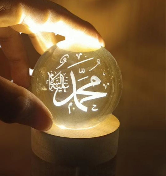 Modern 3D Crystal Galaxy Lamp with USB charging (Random Name & Design)