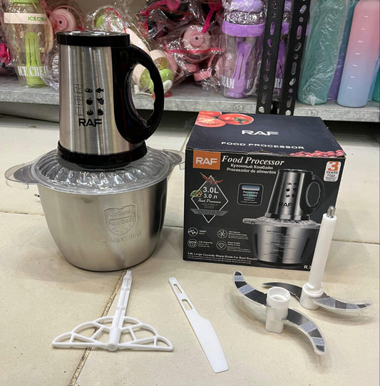 Dual Blade Options 3L RAF Electric Meat Grinder & Chopper