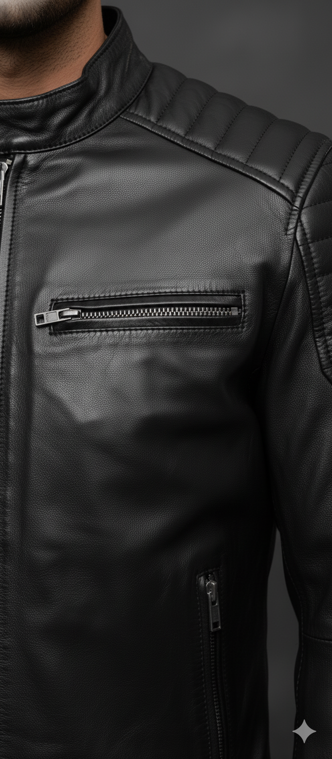 Men’s Genuine Leather Jacket – Original Sheep Leather | Premium Winter Outerwear Men’s