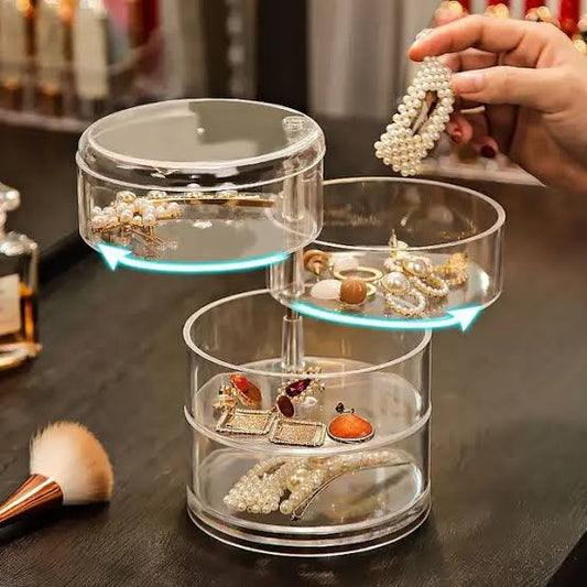 Acrylic Rotating Jewelry Organizer